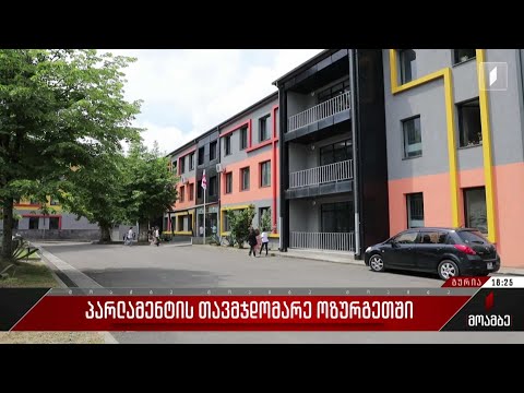 პარლამენტის თავმჯდომარე ოზურგეთში