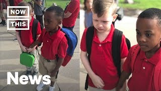 Viral Moment Shows Boy Comforting Classmate with Autism | NowThis