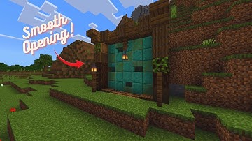 How to make a COMMAND BLOCK door in Minecraft Bedrock/Java Edition