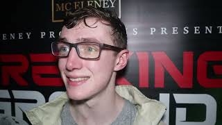 COLM MURPHY AFTER A TOUGH 8 ROUND VICTORY IN GALWAY ON MCELENEYS PROMOTIONS SHOW