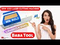 Baba tools 50w co2 laser machine  nano f12 unboxing