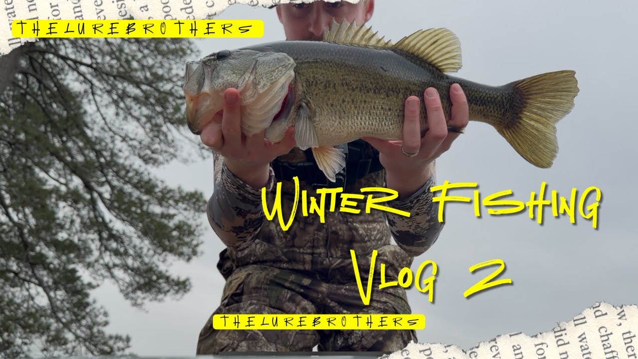 Winter Fishing Vlog 2: How to catch Big bass in the winter!