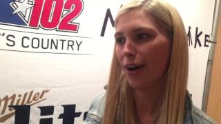 Canaan Smith and Rachel Ramsey before K102 Fan Jam: Class of 2015