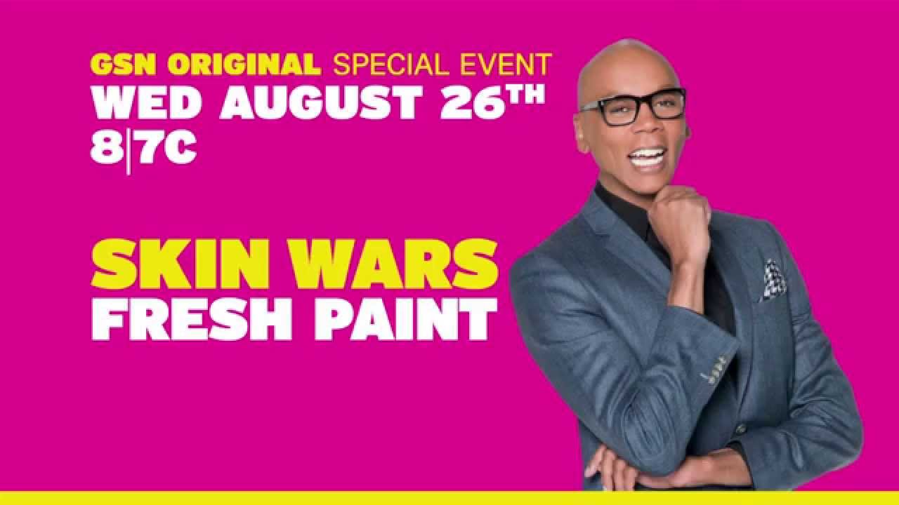 MISSING SKIN WARS ALREADY? Here comes FRESH PAINT! It's a Battle of the  brushes next Wed 9/8c on GSN! bit.ly/GSNChannel, By Skin Wars