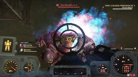 Fallout 76 - A Colossal Problem Event... Unintentional Solo Attempt - Full Video
