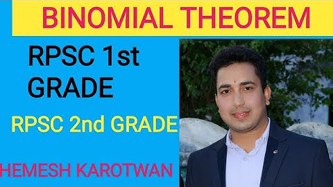 #BINOMIAL THEOREM PART-3 HEMESH Ji Sir: For NDA, NAVY, AIRFORCE, RPSC 1st GRADE Teacher