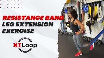 NT Loop Standing Leg Extension || Resistance Band Exercise For Quads