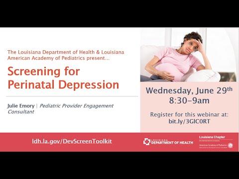 Screening for Perinatal Depression 2022