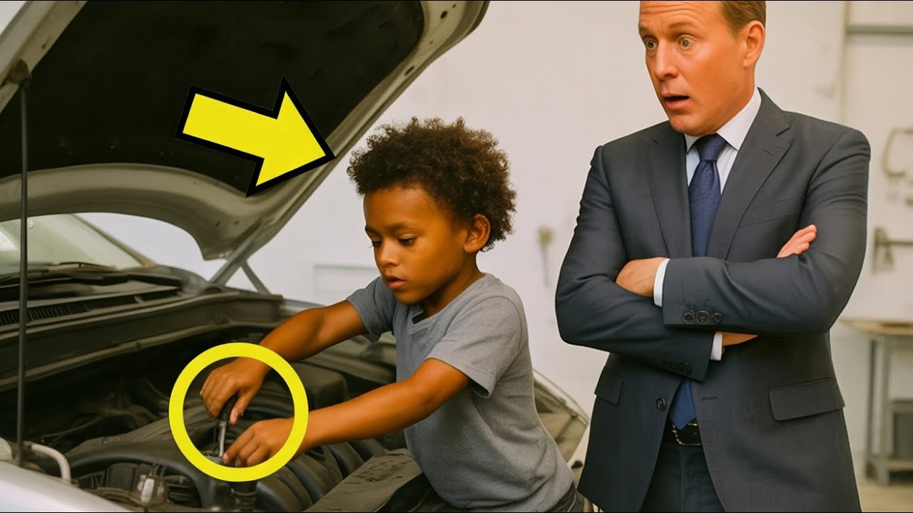 ENTREPRENEUR  PERSONNE NE PEUT RÉPARER SON MOTEUR… JUSQU'À L'ARRIVÉE D'UN GARÇON DE 6 ANS