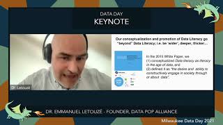 Data Day 2021 - Keynote Speaker (Dr. Emmanuel Letouzé)