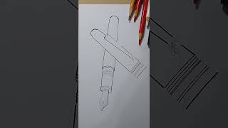 Vamos com novo projeto. Caneta Uni PIN, Sharpie, pastel e Lápis de cor. Vamos com novo projeto. Caneta Uni PIN, Sharpie, pastel e Lápis de cor.