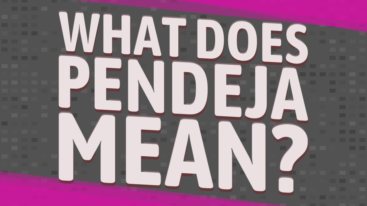 What does Pendeja mean? - YouTube