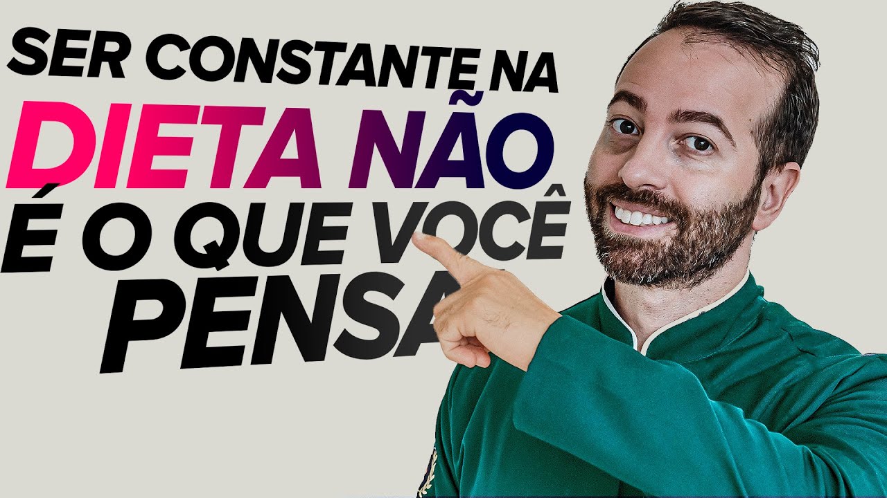 O que é ser constante na dieta e no treino?