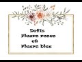 Dfis pointdecroix crossstitch fleurs roses et fleurs bleu du groupe les dfis des brodeuses