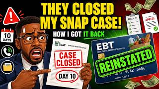 They Closed My SNAP Case in 10 Days — Here Is What I Did to Get It Back