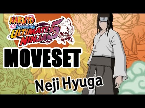 Naruto Ultimate Ninja 5 (PS2) - Neji Moveset 