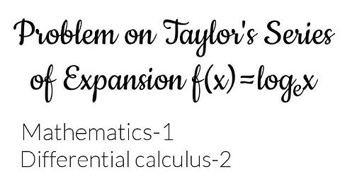 #2 Problem on Taylor