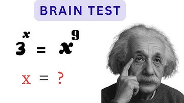 A Nice Math Olympiad Exponential Equation 3^x = X^9 | x = ?