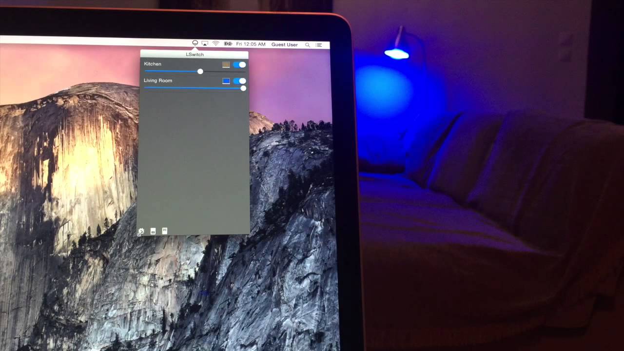 LSwitch for LIFX - Mac app - YouTube