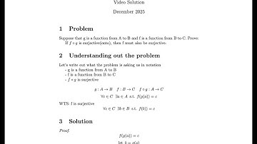 Surjectivity Proof Example