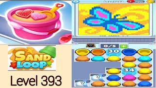 🏖️ Sand loop level 393 butterfly 🦋 solution and walkthrough for gameplay 