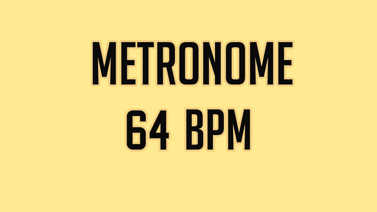 64 bpm metronome