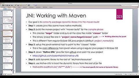 Java Native Interface (JNI) in depth -- Part 37: Working with JNI and Maven