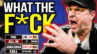 Phil Hellmuth Getting DESTROYED and TILTED for 16 Minutes Straight