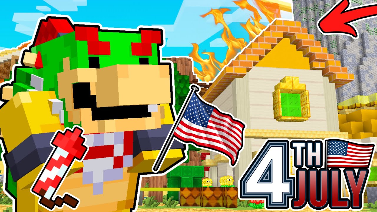 Minecraft Nintendo Fun House | Bowser Jr's 4th Of July DISASTER! [24]