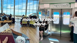 eng) moving to seoul alone| packing, day one in korea