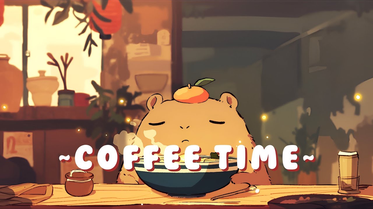 [Extended Mix] Lofi Capybara Radio | Peaceful Music for Your Soul 🦫 🌿 ☕