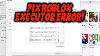 How to Fix Roblox Executor Fatal Error (2025)