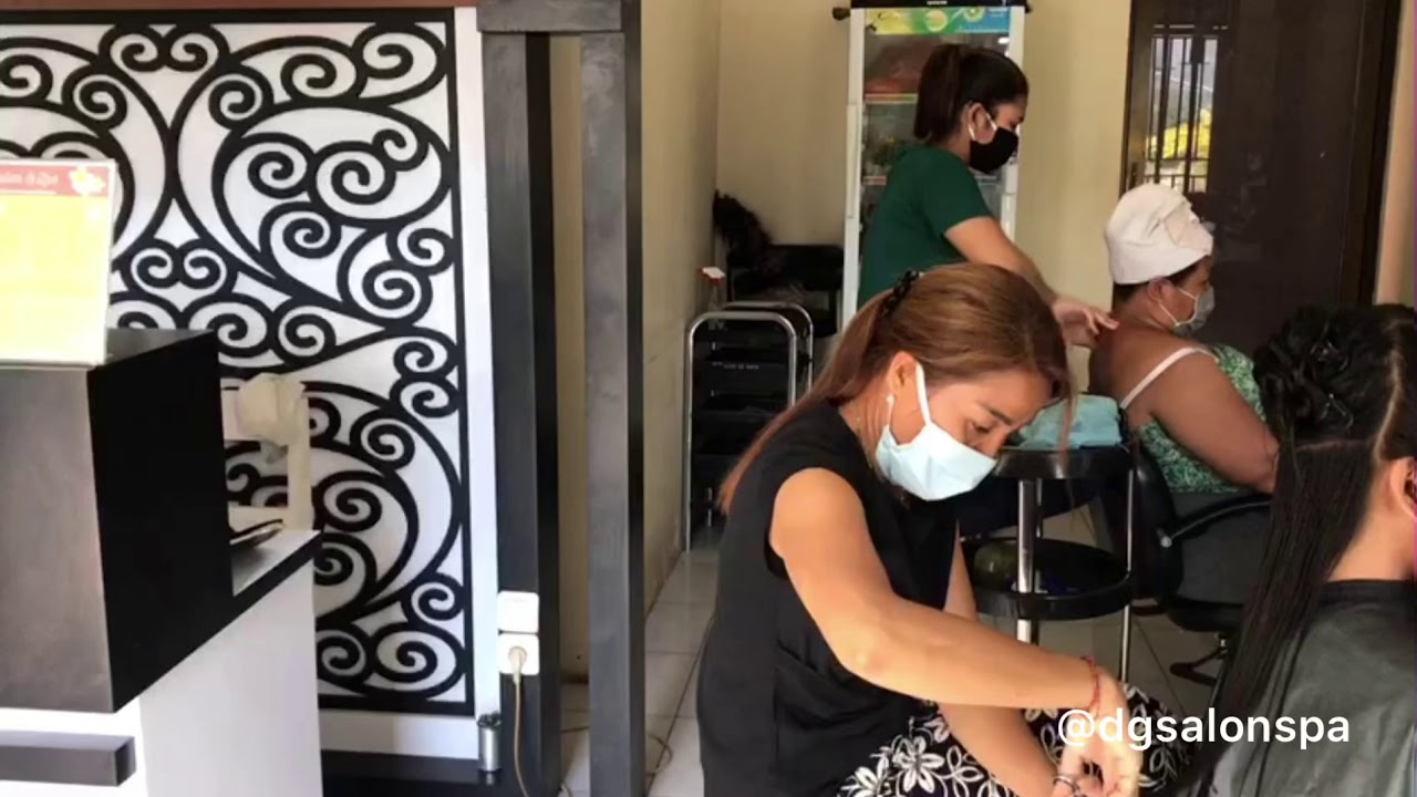 Salon Di  Canggu spesial potong  rambut  wanita  YouTube