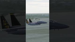 F-15E Strike Eagle Hit by MANPADS! 😱🔥Low Level. High Risk. No Second Chances. #dcsworld