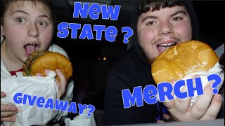 KOPPS JUMBO BURGERS MUKBANG *MERCH UPDATE*