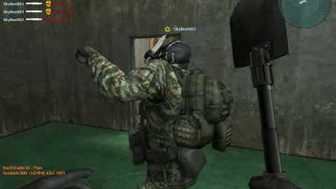 YOUR BANNED! LoL OPK Hacker Skyline883 gets rolled by the enemy  - Combat Arms -