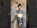 名古屋帯で銀座結びしてくよ#着物 #kimono #着物コーデ #帯結び #名古屋帯 #銀座結び #サクランキモノ #shorts