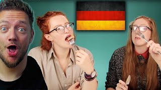 German REACTS to Irish People Trying GERMAN FOOD!