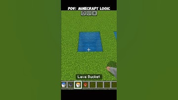 Minecraft logic 😭✨ ..#minecraft #minecraftshorts #shorts