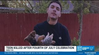 Family heartbroken after teen killed following Fourth of July celebration