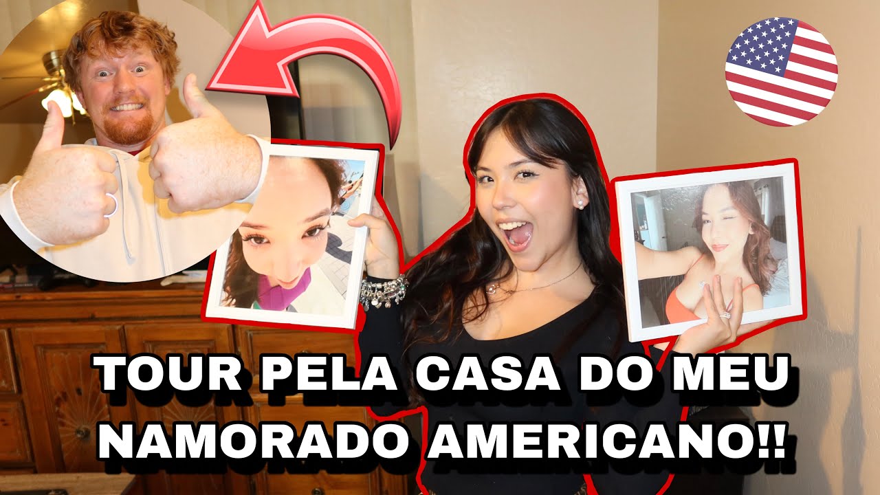 TOUR PELA CASA DO MEU NAMORADO AMERICANO AQUI NOS EUA!!!! *mostrei tudo*