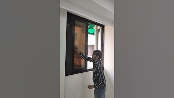 brown colours sliding mosquito net systems windows#home #interiordesign #familyvlog #vlogs #video