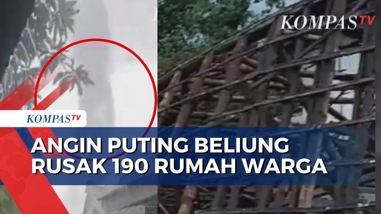 Detik-Detik Puting Beliung Memporak-porandakan 190 Rumah Warga di Bondowoso, 10 Orang Terluka