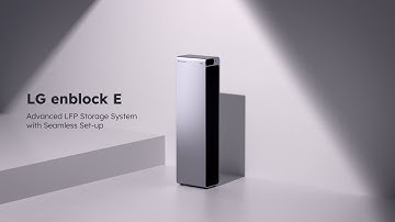 LG enblock E, Advanced LFP Storage System with Seamless Set-up