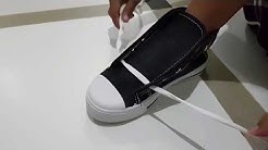 Cara ikat sepatu anak perempuan, model pita X - Durasi: 4.01. 