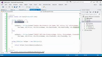 ADO.NET Example with N-Layer (Product Management Example 0) - Urdu/Hindi