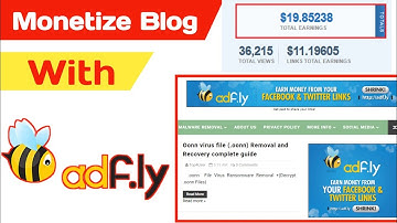 How to monetize blogger with adfly || Google adsense alternative || Earn money online || Adfly