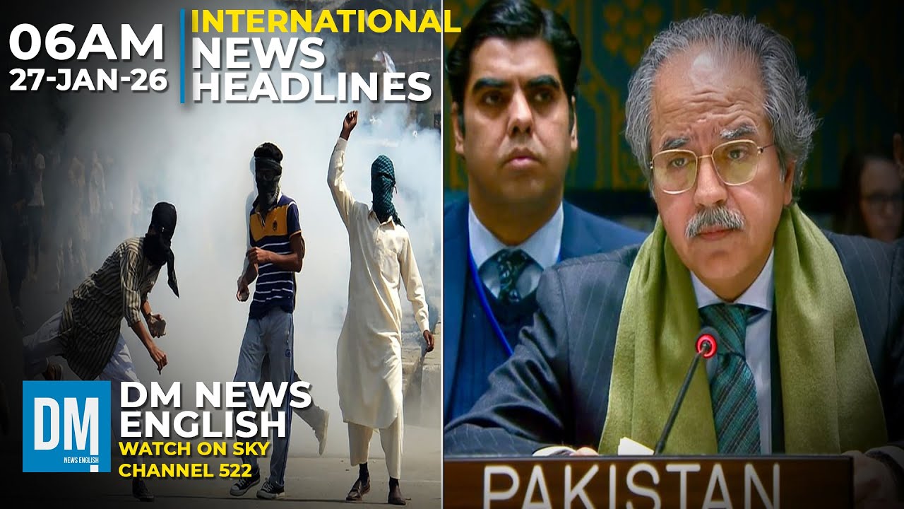 6am News Headlines | 27-01-2026 | Sky 522 | DM News English