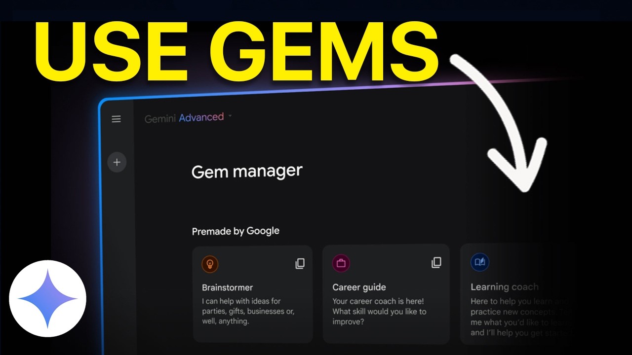 How To Use Gems In Gemini To Save Time With AI (Full Guide) - YouTube