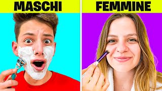 MASCHI VS FEMMINE! 👫 Cap e Kazu VS Ninna e Matti